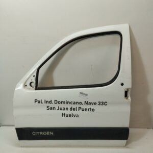 PUERTA DELANTERA IZQUIERDA PEUGEOT PARTNER (S2) Combi Pro DIESEL Motor 1,9 Ltr.  69 CV  [2002 - 2008] 4 Puertas