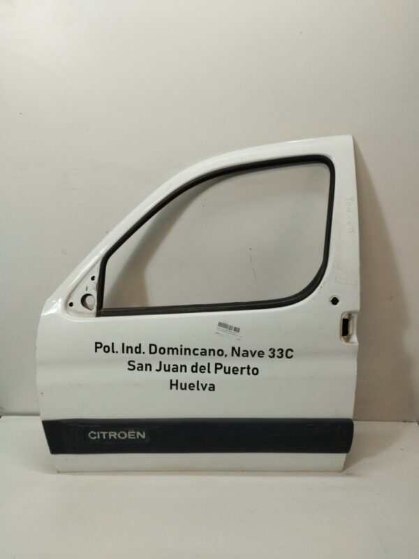 PUERTA DELANTERA IZQUIERDA PEUGEOT PARTNER (S2) Combi Pro DIESEL Motor 1,9 Ltr.  69 CV  [2002 - 2008] 4 Puertas
