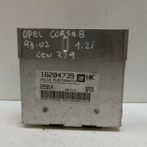 Centralita Motor Uce Chevrolet Corsa B 1993-1997 Swing 1.2L 33kW 16204739